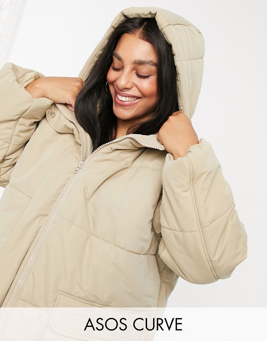 Damska kurtka typu puffer cappuccino 48 0cc1842efd0071b979eba19b68b055e8