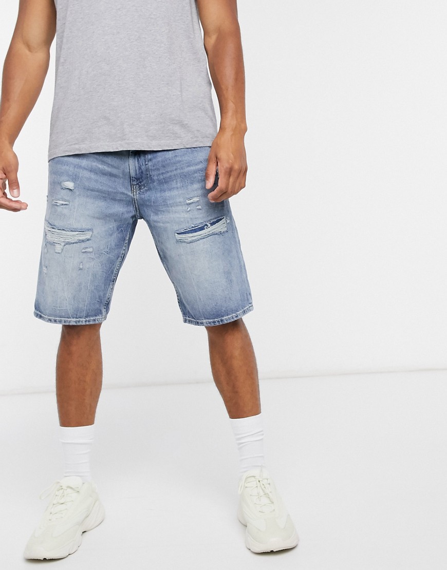 Esprit Szorty męskie jeansowe z dziurami defekt W33 0fc9f67fbf88010defd459c3c829fe9c
