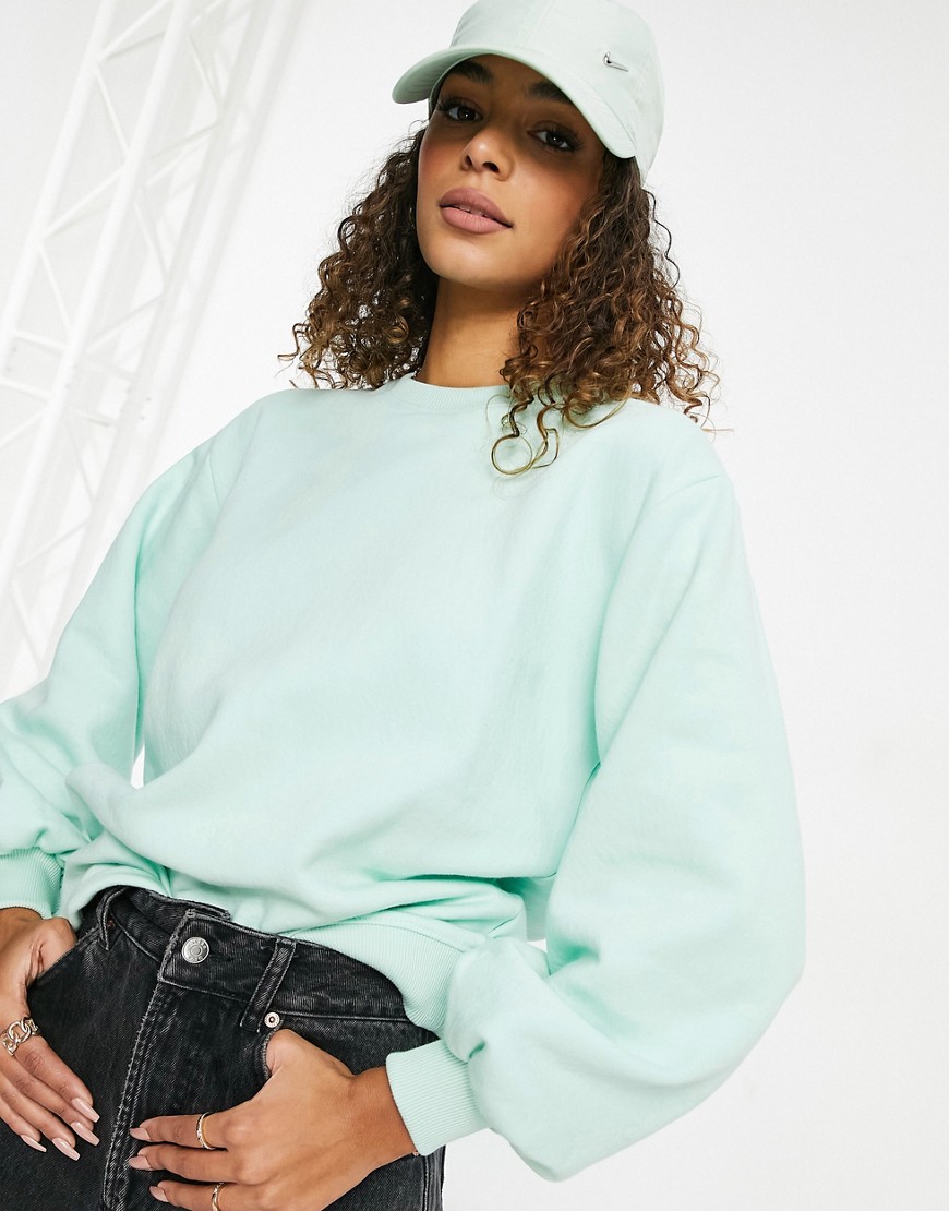 Threadbare Dixie Bluza oversize w kolorze szałwiowym 40 2f7d1afd13f8d88efdcb9c41997a7b6e