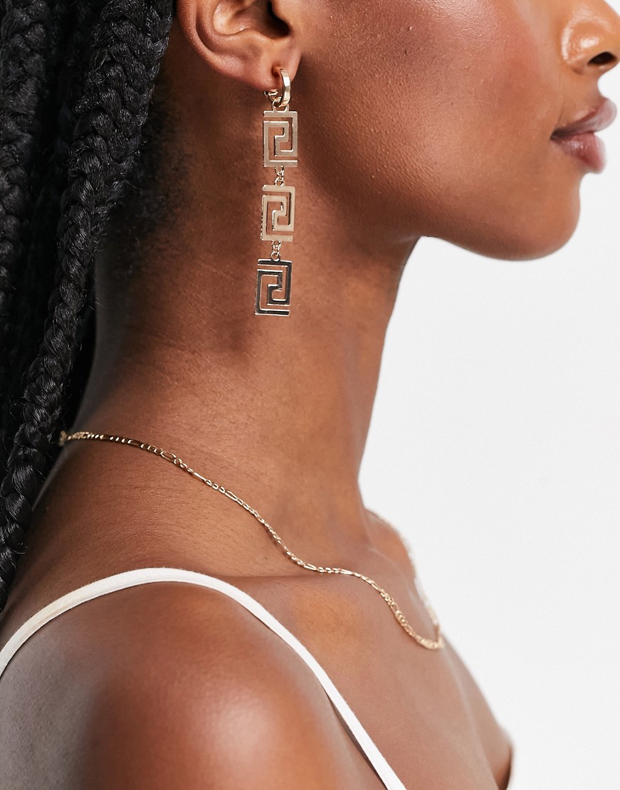 ALDO Frywen długie geometryczne pozłacane kolczyki ALDO-Frywen-dlugie-pozlacane-kolczyki