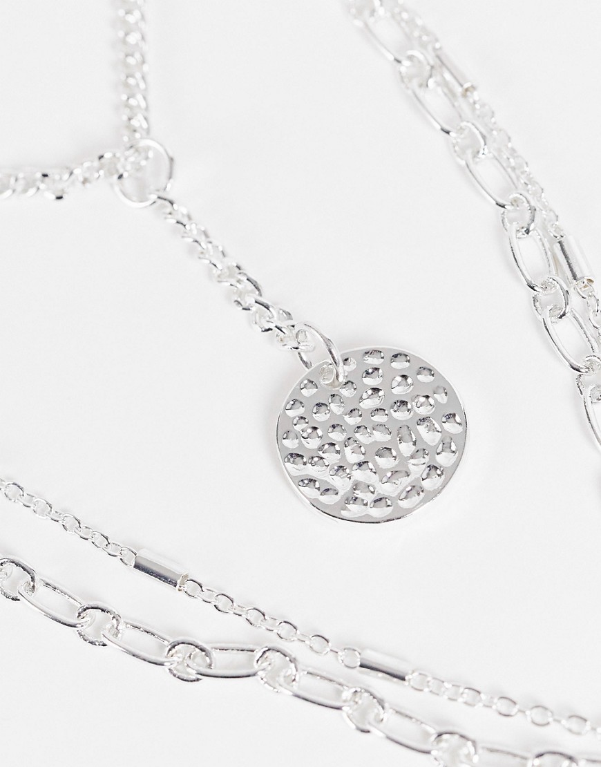 Accessorize-warstwowy-naszyjnik-srebrny-1 Accessorize-warstwowy-naszyjnik-srebrny