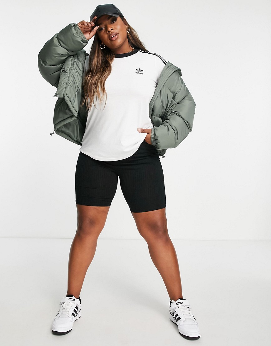 Adidas-Plus-bialy-T-shirt-damski-zczarna-lamowka-defekt-3XL-3 Adidas-Plus-bialy-T-shirt-damski-zczarna-lamowka-defekt-3XL