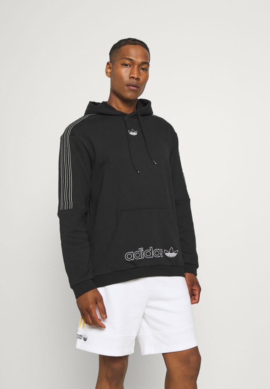 Adidas-czarne-meska-bluza-oversize-XL