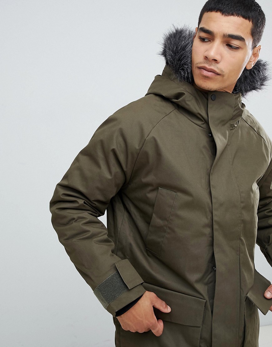 Bellfield-Kurtka-Khaki-Parka-z-futerkiem-na-kapturze-defekt-M-2 Bellfield-Kurtka-Khaki-Parka-z-futerkiem-na-kapturze-defekt-M