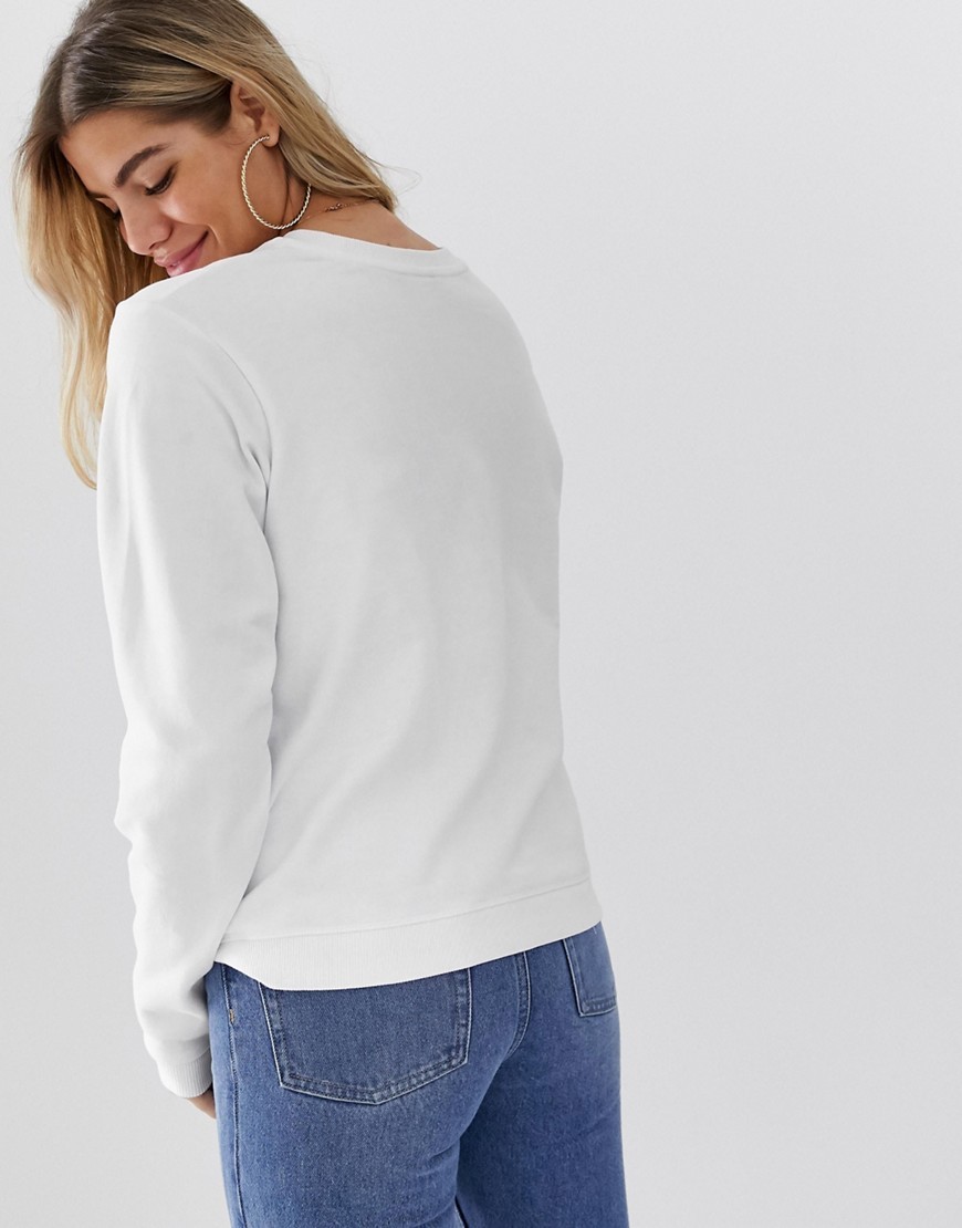 Biala-gladka-Bluza-dresowa-damska-XS-34-1 Biala-gladka-Bluza-dresowa-damska-XS-34
