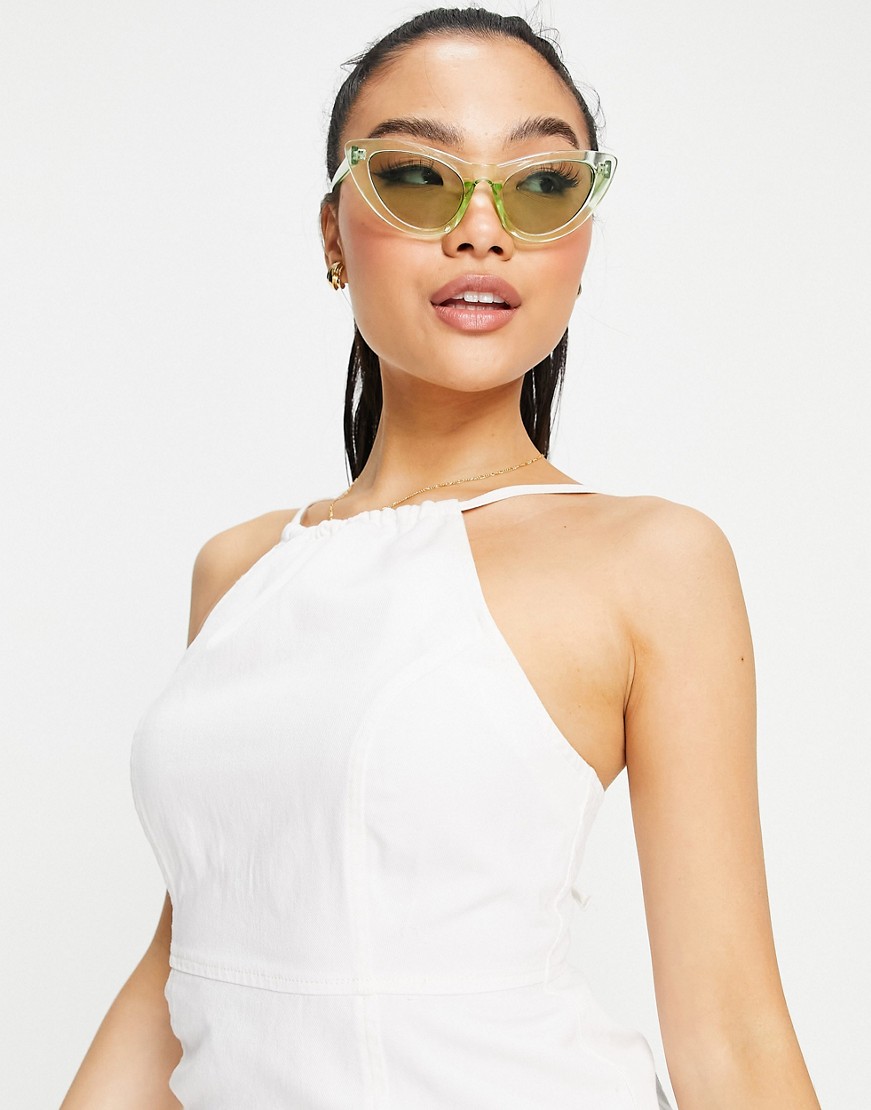 Biala-sukienka-na-ramiaczkach-z-miekkiego-jeansu-z-dekoltem-halter-40-2 Biala-sukienka-na-ramiaczkach-z-miekkiego-jeansu-z-dekoltem-halter-40
