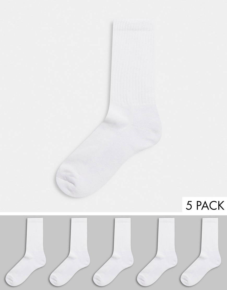 Białe skarpetki z podeszwą z materiału frotte 2 pak 39-42 Biale-skarpetki-z-podeszwa-z-materialu-frotte-2-pak-39-42