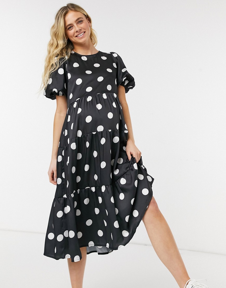 Blume-Maternity-Czarna-satynowa-sukienka-maxi-z-wzorem-w-grochy-42-3 Blume-Maternity-Czarna-satynowa-sukienka-maxi-z-wzorem-w-grochy-42