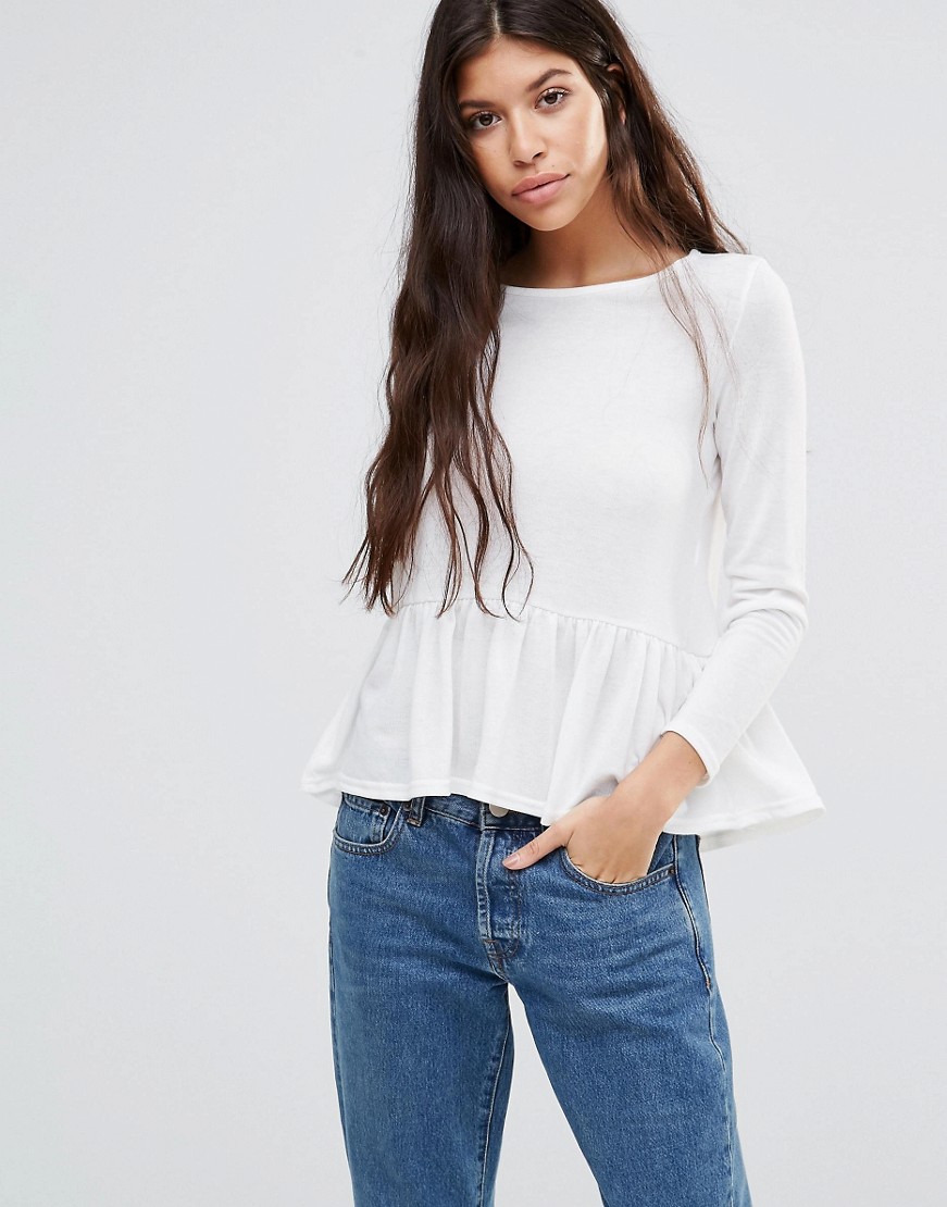 Boohoo-Kremowy-Sweter-dlugi-rekaw-falbana-L-40-1 Boohoo-Kremowy-Sweter-dlugi-rekaw-falbana-L-40