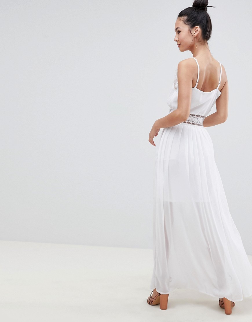 Boohoo-biala-dluga-Sukienka-z-koronka-S-36-1 Boohoo-biala-dluga-Sukienka-z-koronka-S-36