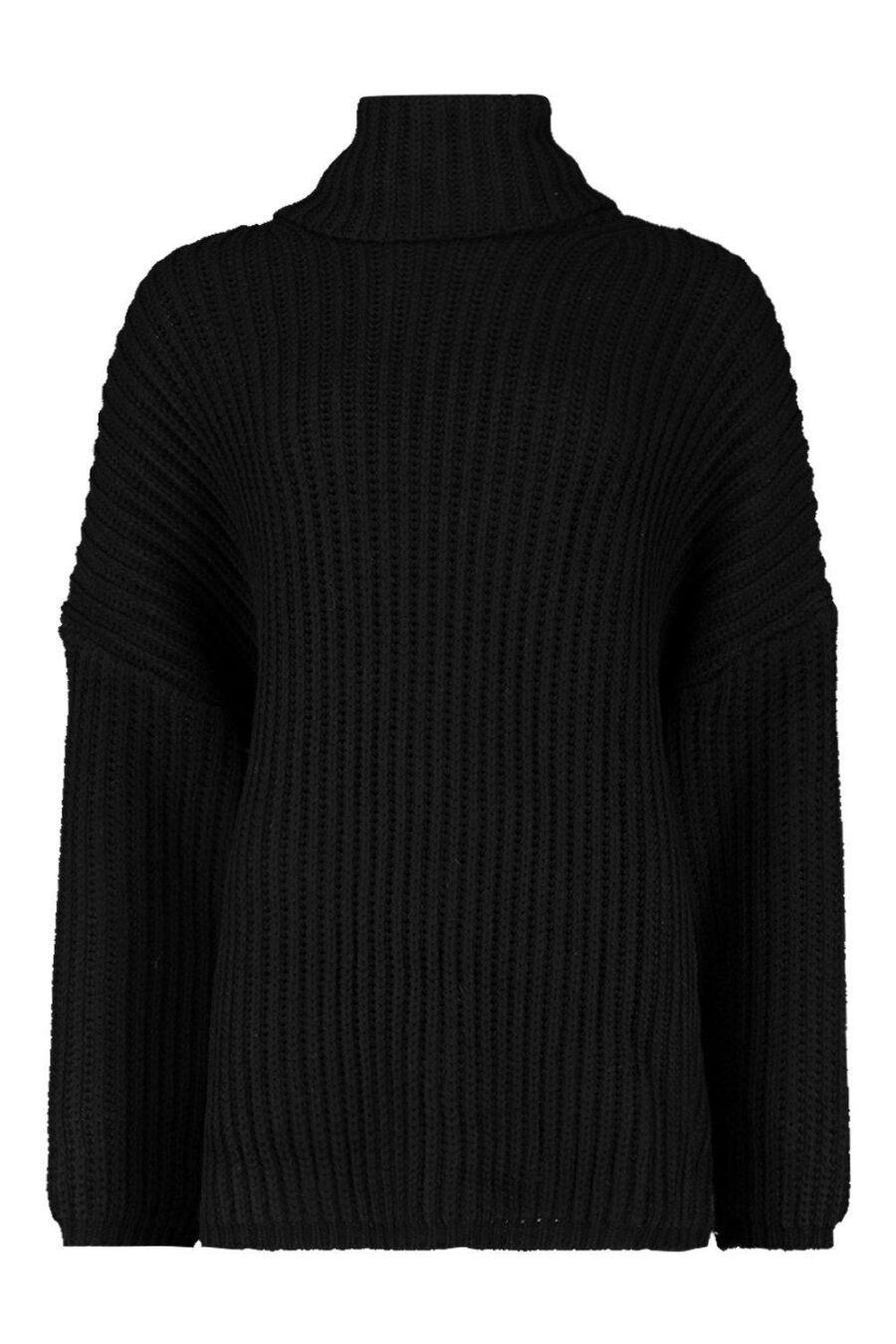Boohoo-damski-czarny-sweter-oversize-M-L