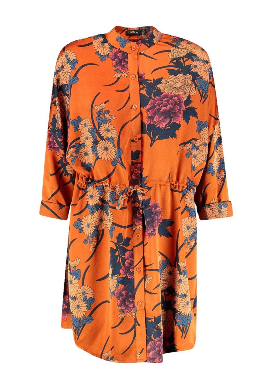 Boohoo-satynowa-pomaranczowa-koszulowa-sukienka-mini-we-wzory-plus-size-18