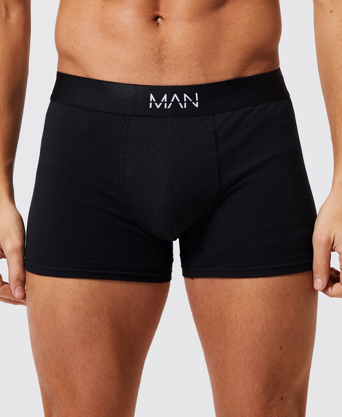 BoohooMAN czarne klasyczne bokserki 5XL BoohooMAN-czarne-klasyczne-bokserki-5XL