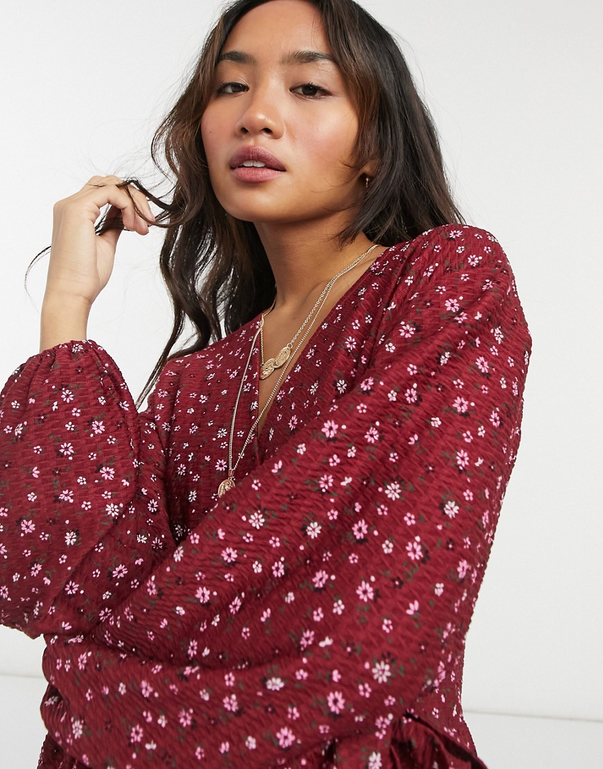 Bordowa-sukienka-mini-oversize-M-2 Bordowa-sukienka-mini-oversize-M