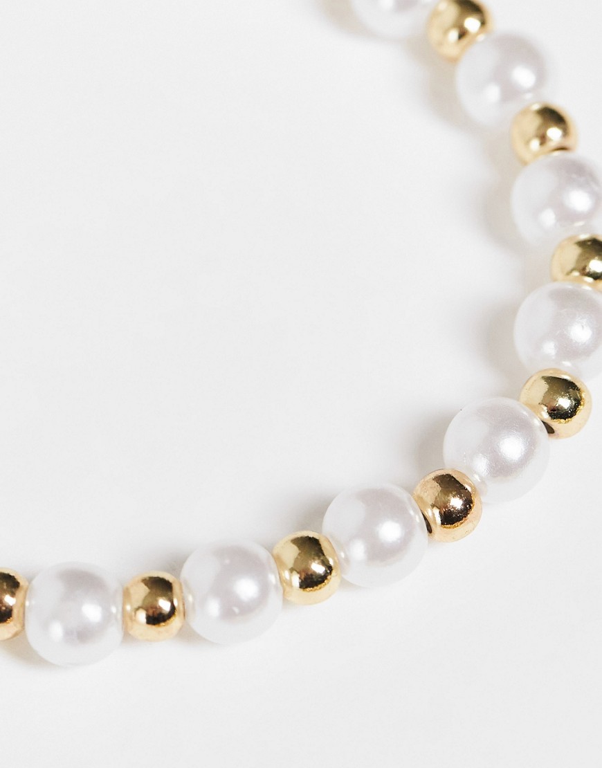 Bransoletka ze sztucznymi perłami defekt Bransoletka-ze-sztucznymi-perlami-defekt