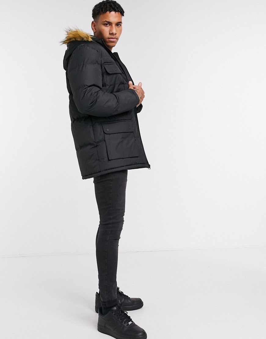 Brave-Soul-Czarna-ocieplana-kurtka-parka-meska-z-kapturem-defekt-M-3 Brave-Soul-Czarna-ocieplana-kurtka-parka-meska-z-kapturem-defekt-M