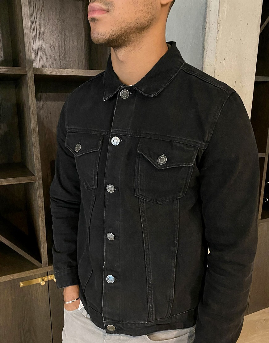 Brave-Soul-meska-czarna-kurtka-jeansowa-slim-fit-XL-2 Brave-Soul-meska-czarna-kurtka-jeansowa-slim-fit-XL