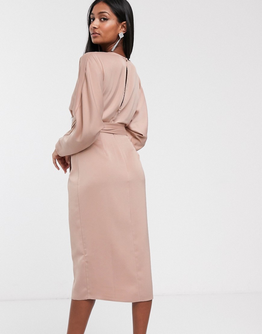 Brudny-roz-Sukienka-midi-batwing-rekaw-defekt-L-40-1 Brudny-roz-Sukienka-midi-batwing-rekaw-defekt-L-40