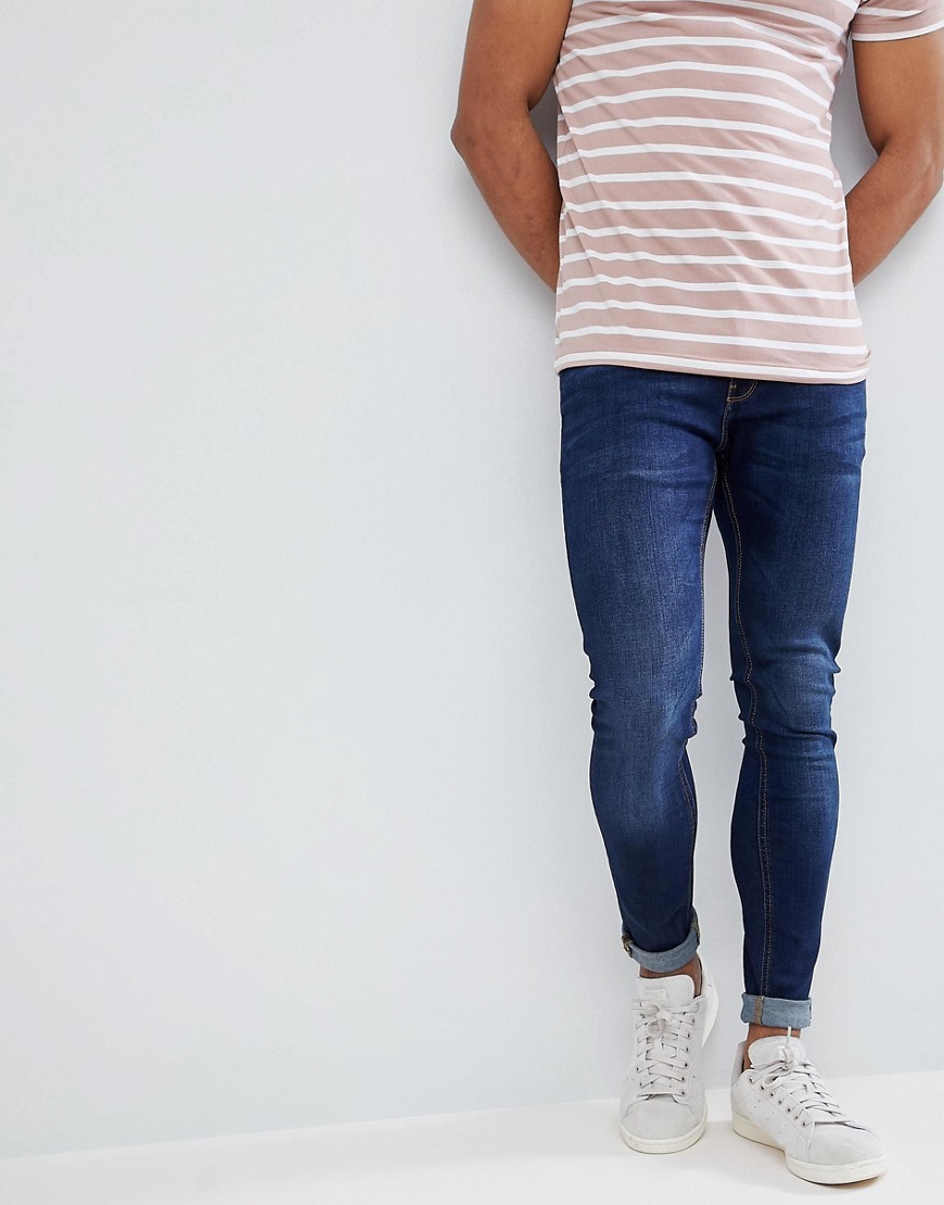 Ciemne Jeansy męskie super skinny defekt W32 L32 Ciemne-Jeansy-meskie-super-skinny-defekt-W32-L32