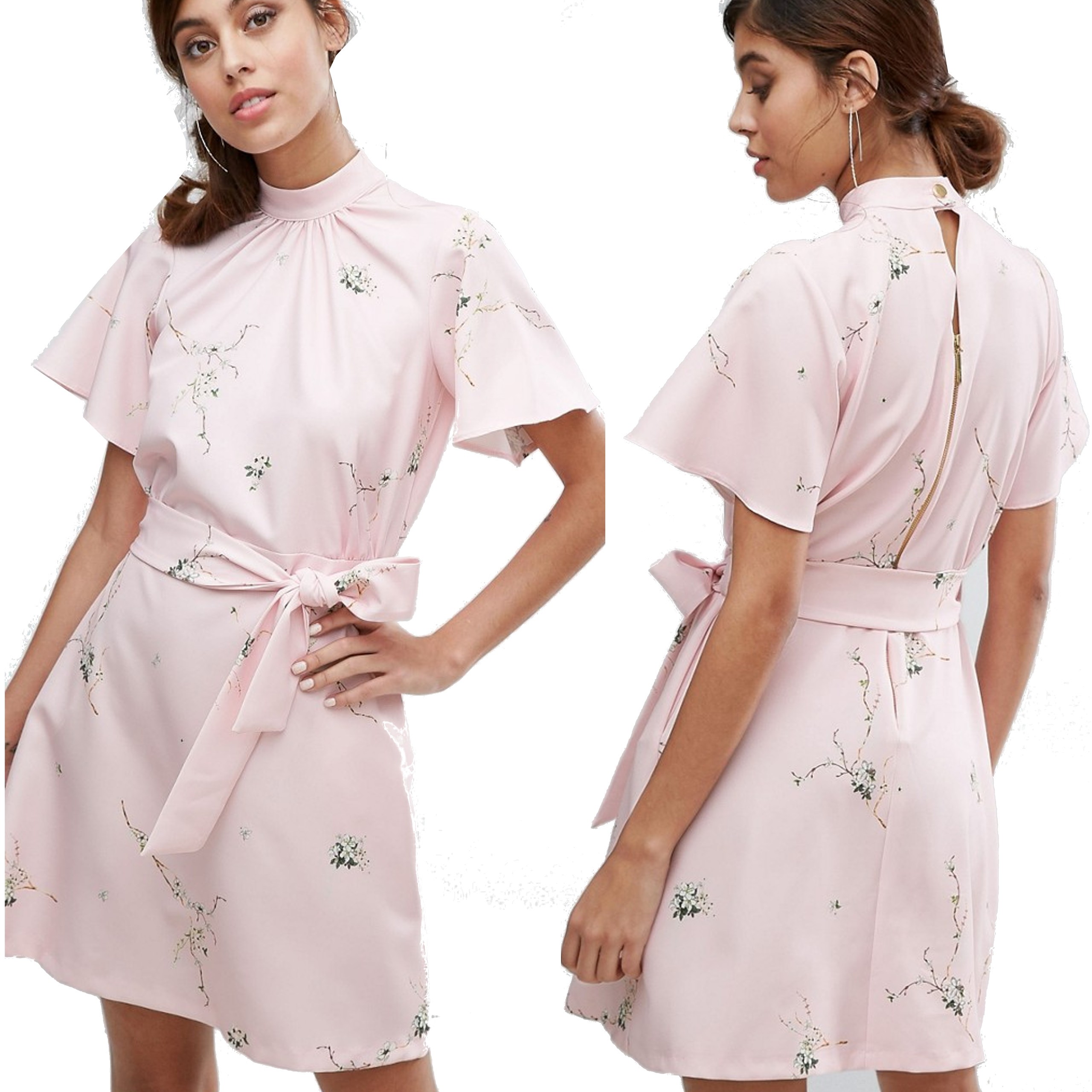Closet Jasno Różowa Sukienka mini XXL 44 Closet-Jasno-Rozowa-Sukienka-mini-XXL-44