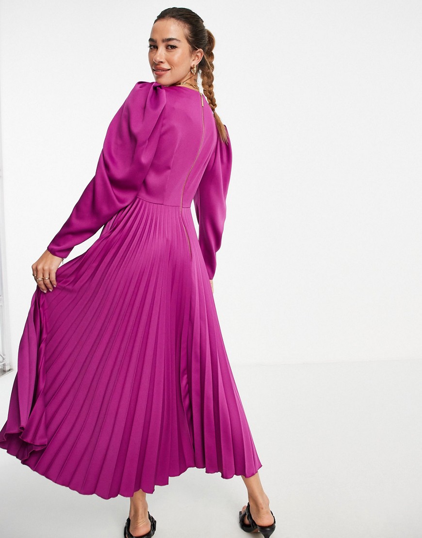 Closet-London-Jagodowa-plisowana-sukienka-midi-uzywana-defekt-38-3 Closet-London-Jagodowa-plisowana-sukienka-midi-uzywana-defekt-38