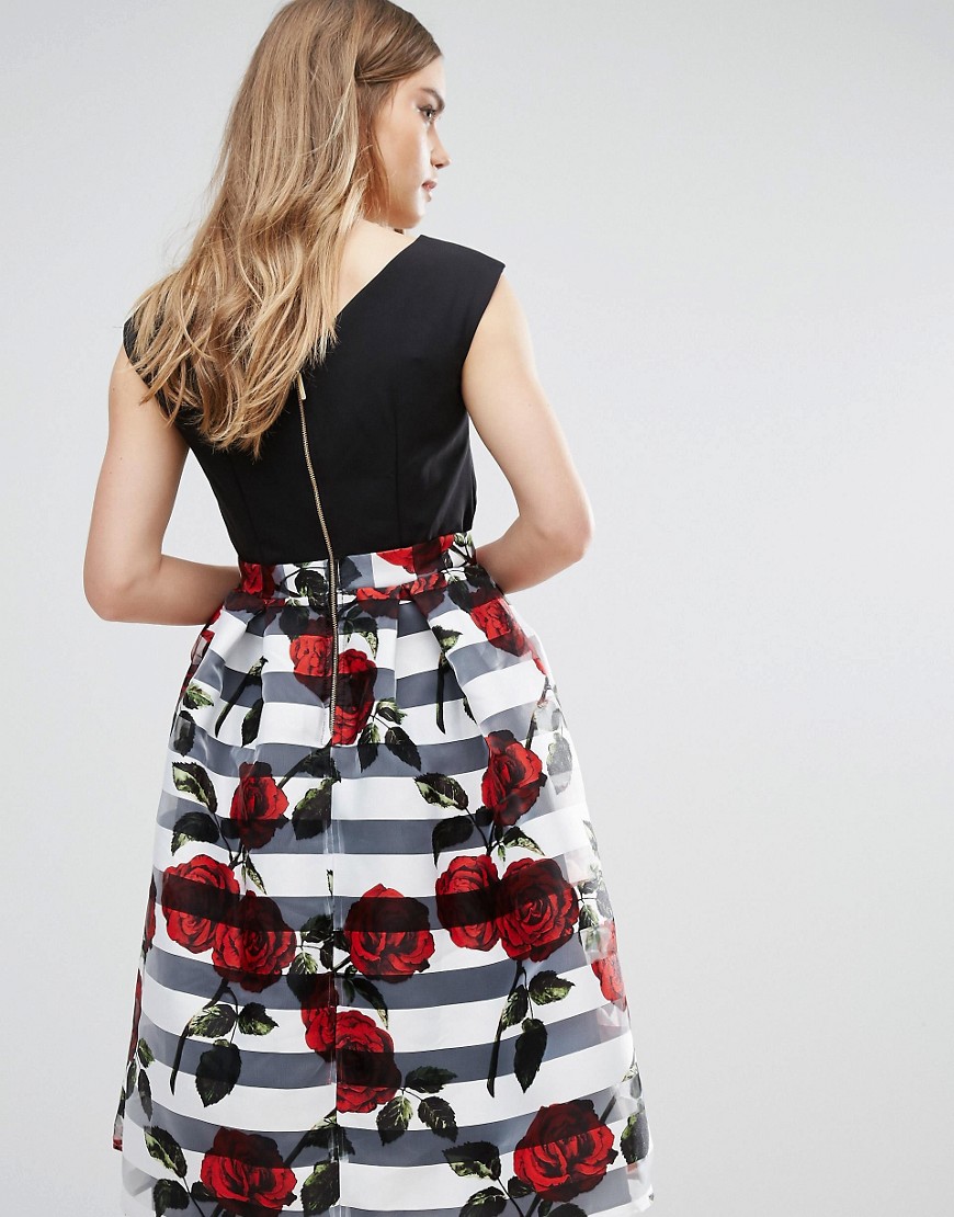 Closet-sukienka-rozkloszowana-kwiaty-L-42-2 Closet-sukienka-rozkloszowana-kwiaty-L-42