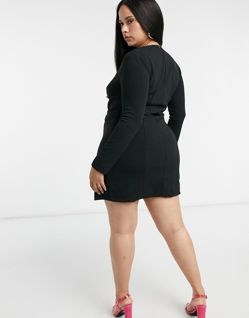Club-L-London-Plus-czarna-dwurzedowa-sukienka-mini-o-kroju-marynarki-defekt-44-1 Club-L-London-Plus-czarna-dwurzedowa-sukienka-mini-o-kroju-marynarki-defekt-44