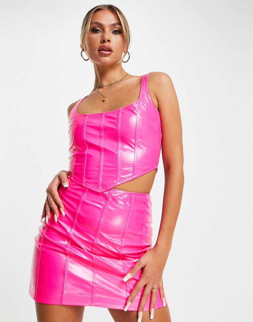 Collective-The-Label-Exclusive-Jaskraworozowa-spodnica-mini-z-materialu-PVC-defekt-38-3 Collective-The-Label-Exclusive-Jaskraworozowa-spodnica-mini-z-materialu-PVC-defekt-38
