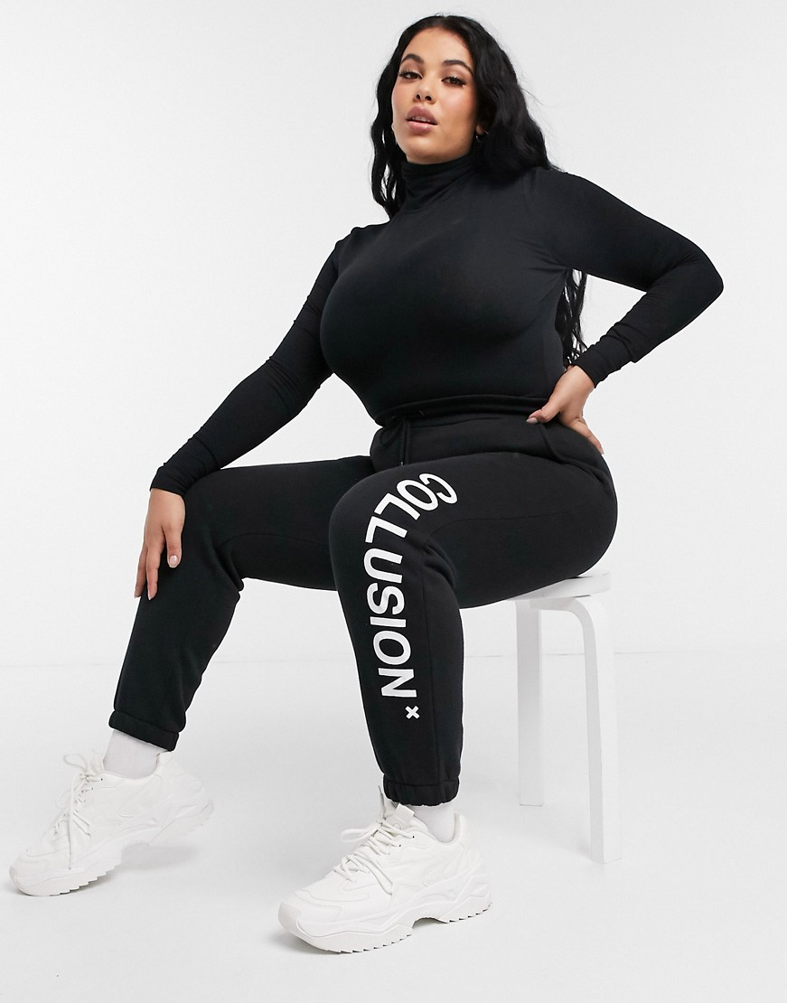 Collusion-damski-czarny-top-slim-z-golfem-plus-size-defekt-52-3 Collusion-damski-czarny-top-slim-z-golfem-plus-size-defekt-52