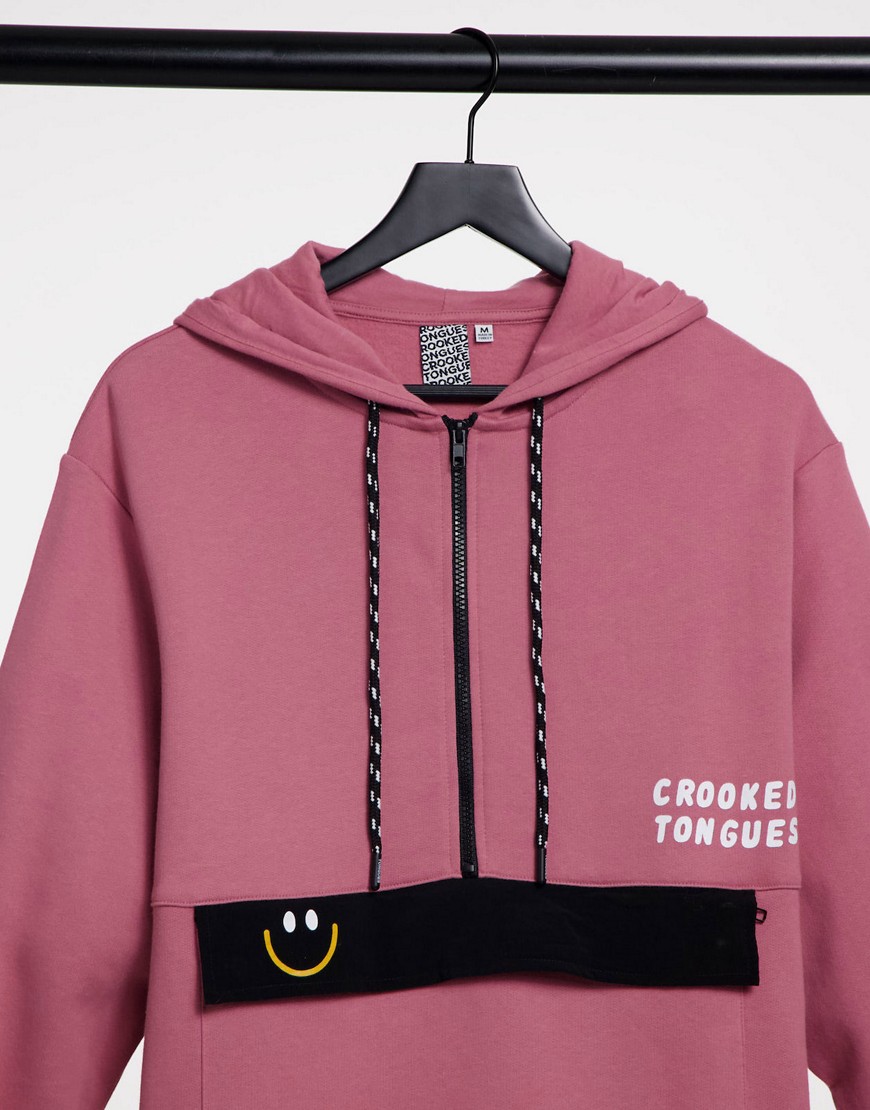 Crooked-Tongues-Rozowa-bluza-oversize-z-kapturem-i-kieszenia-L-3 Crooked-Tongues-Rozowa-bluza-oversize-z-kapturem-i-kieszenia-L