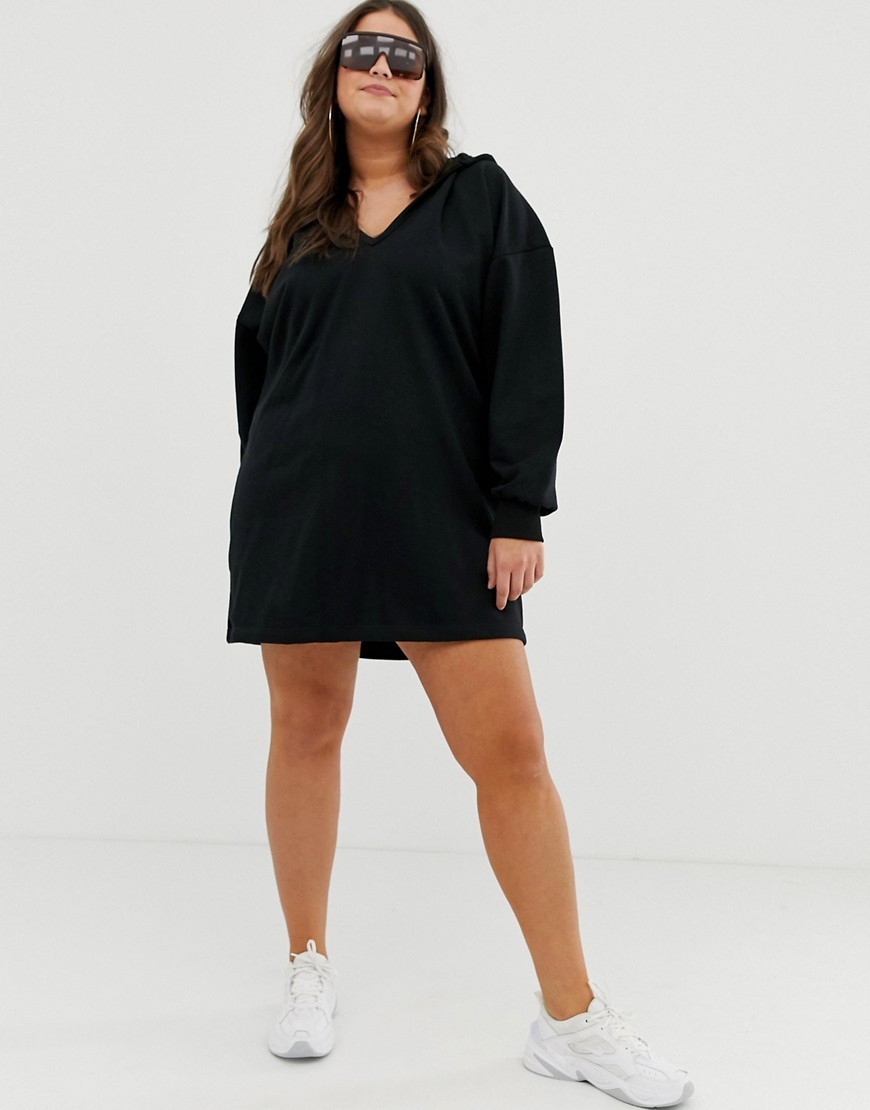 Czarna-Sukienka-plus-size-sweterkowa-z-kapturem-XXL-44-3 Czarna-Sukienka-plus-size-sweterkowa-z-kapturem-XXL-44