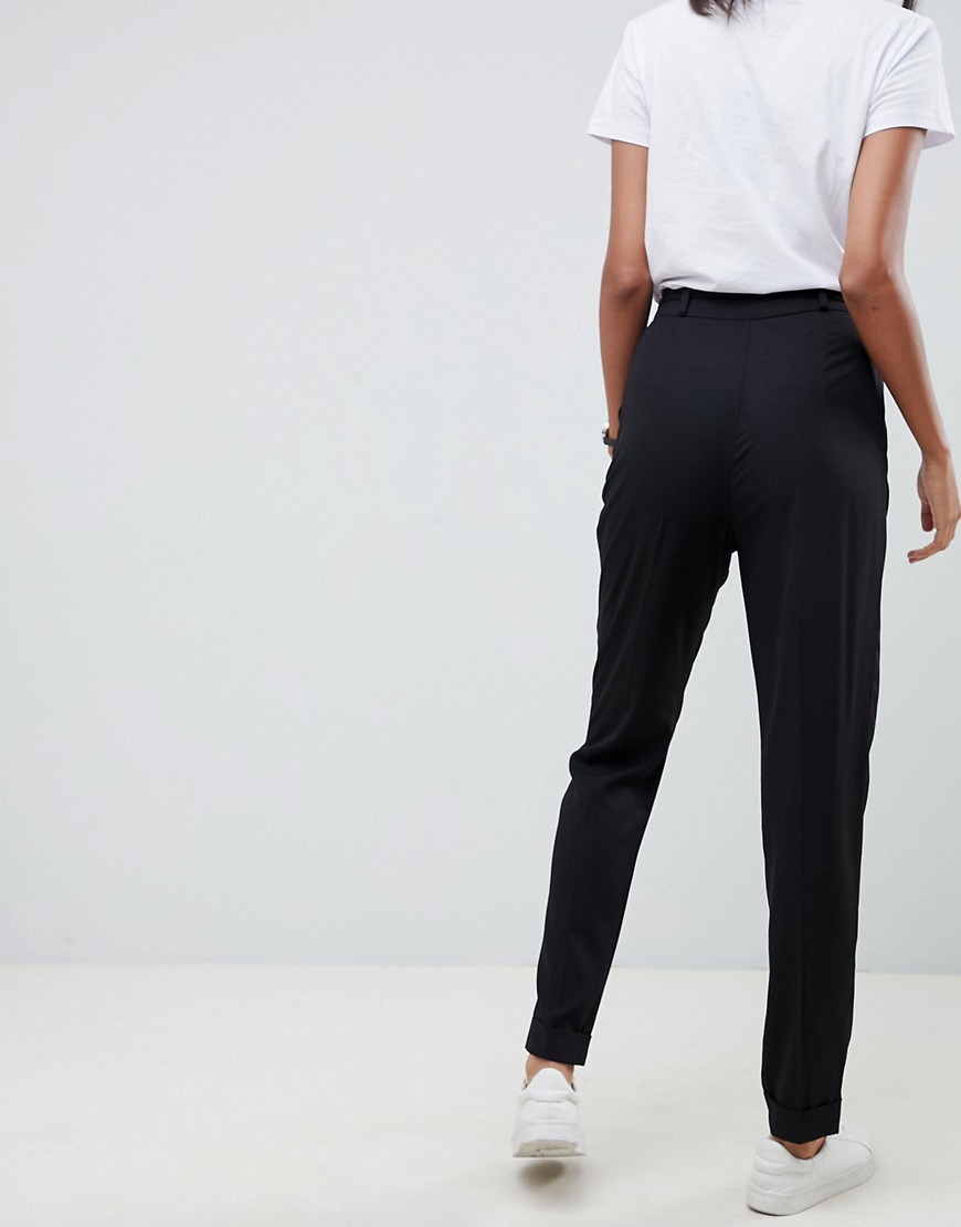 Czarne-damskie-spodnie-materialowe-klasyczne-defekt-44