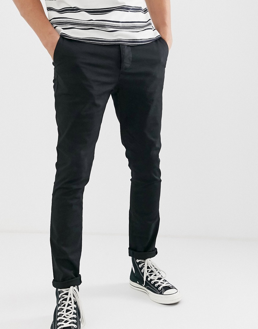 Czarne spodnie chinosy super skinny W29 L32 Czarne-spodnie-chinosy-super-skinny-W29-L32