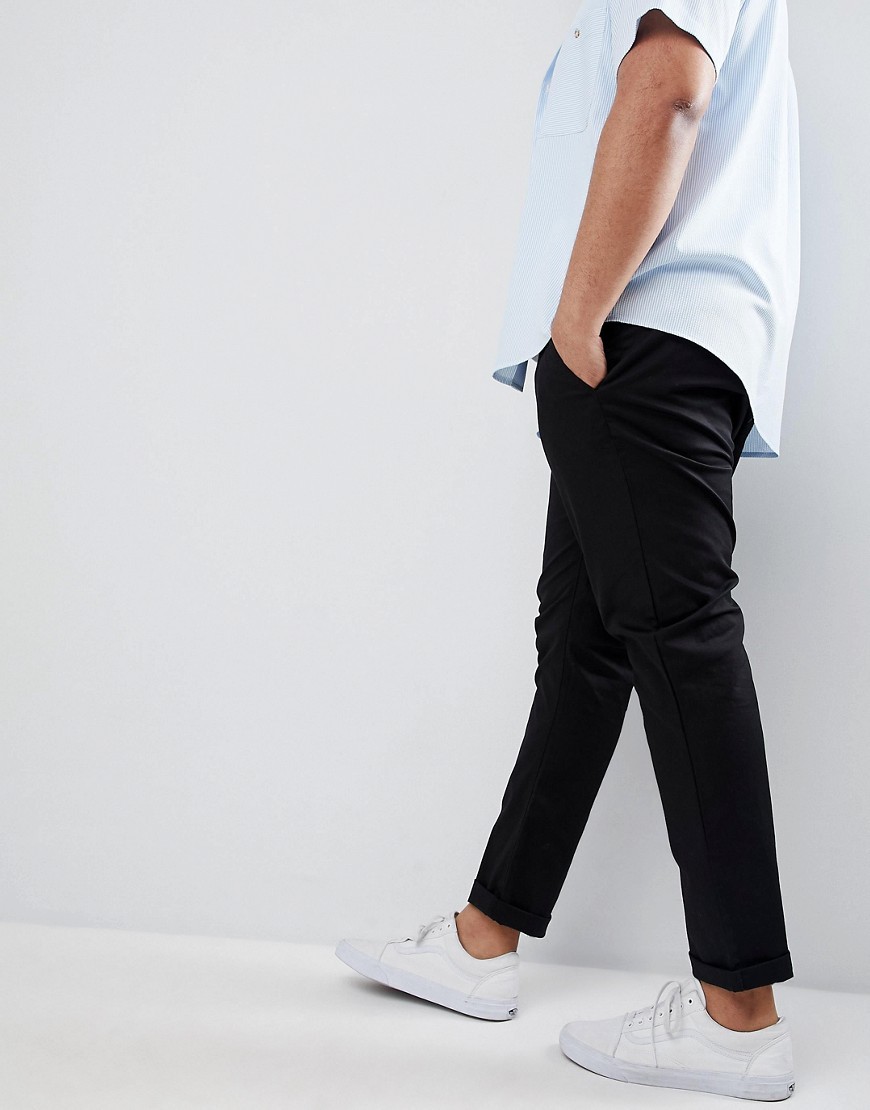 Czarne-spodnie-meskie-chinosy-plus-size-W46-L32