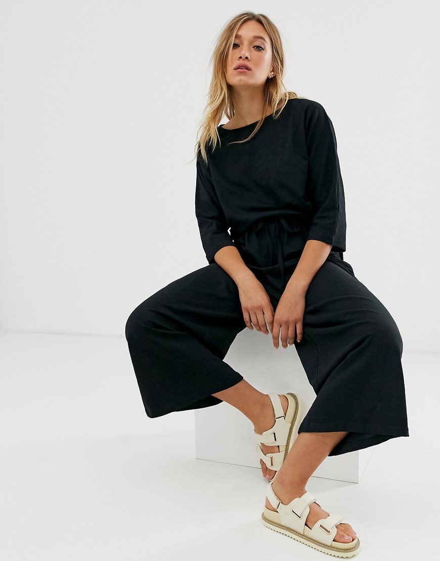 Czarny-kombinezon-casual-damski-wiazany-XS-34-3 Czarny-kombinezon-casual-damski-wiazany-XS-34