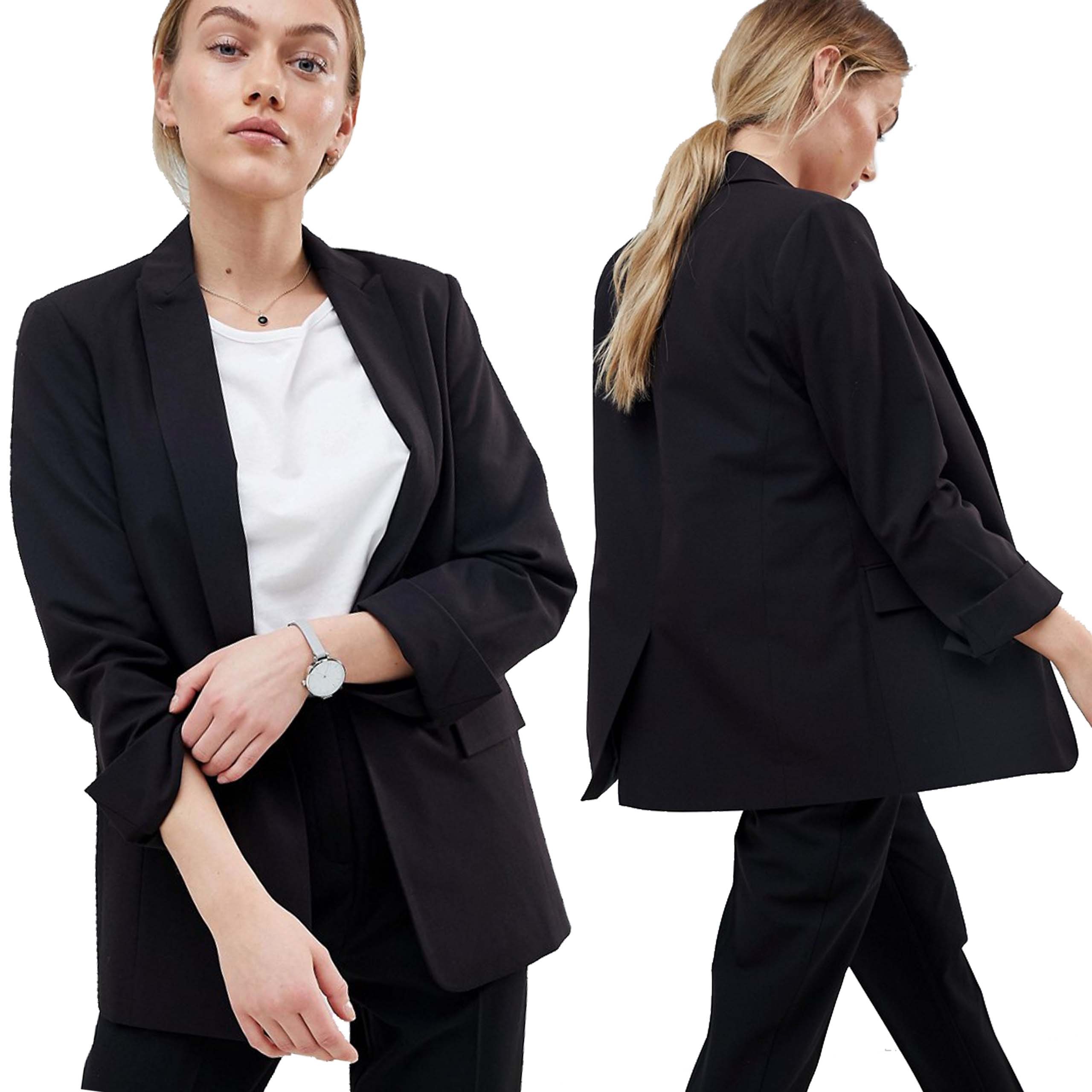 Czarna marynarka elegancka XL 42 D14-Czarna-marynarka-elegancka-XL-42