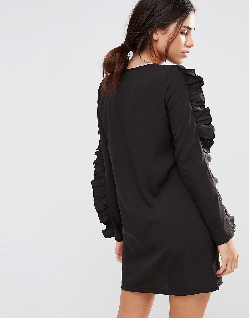 Daisy-Street-Czarna-Sukienka-gladka-mini-M-38-2 Daisy-Street-Czarna-Sukienka-gladka-mini-M-38