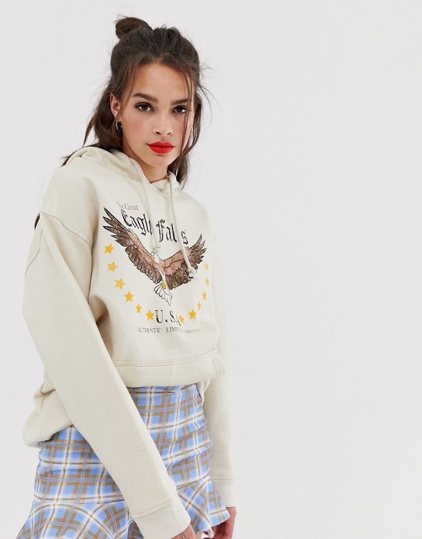 Daisy Street kremowa bluza z kapturem S 36 Daisy-Street-kremowa-bluza-z-kapturem-S-36