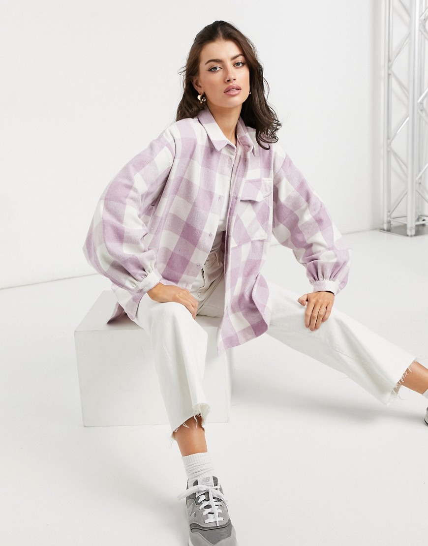 Damska-kurtka-oversize-w-fioletowo-biala-krate-XXS-3 Damska-kurtka-oversize-w-fioletowo-biala-krate-XXS