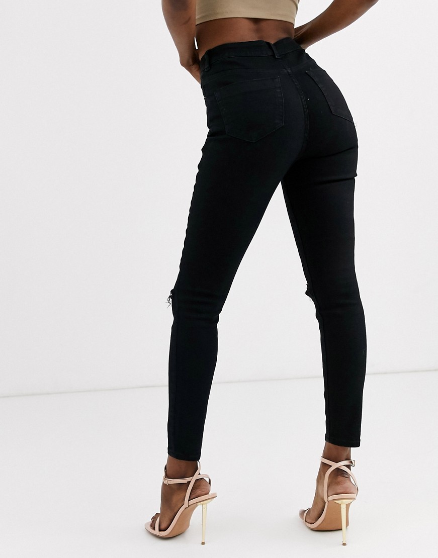 Damskie-czarne-spodnie-jeansowe-skinny-W28-L34-1 Damskie-czarne-spodnie-jeansowe-skinny-W28-L34