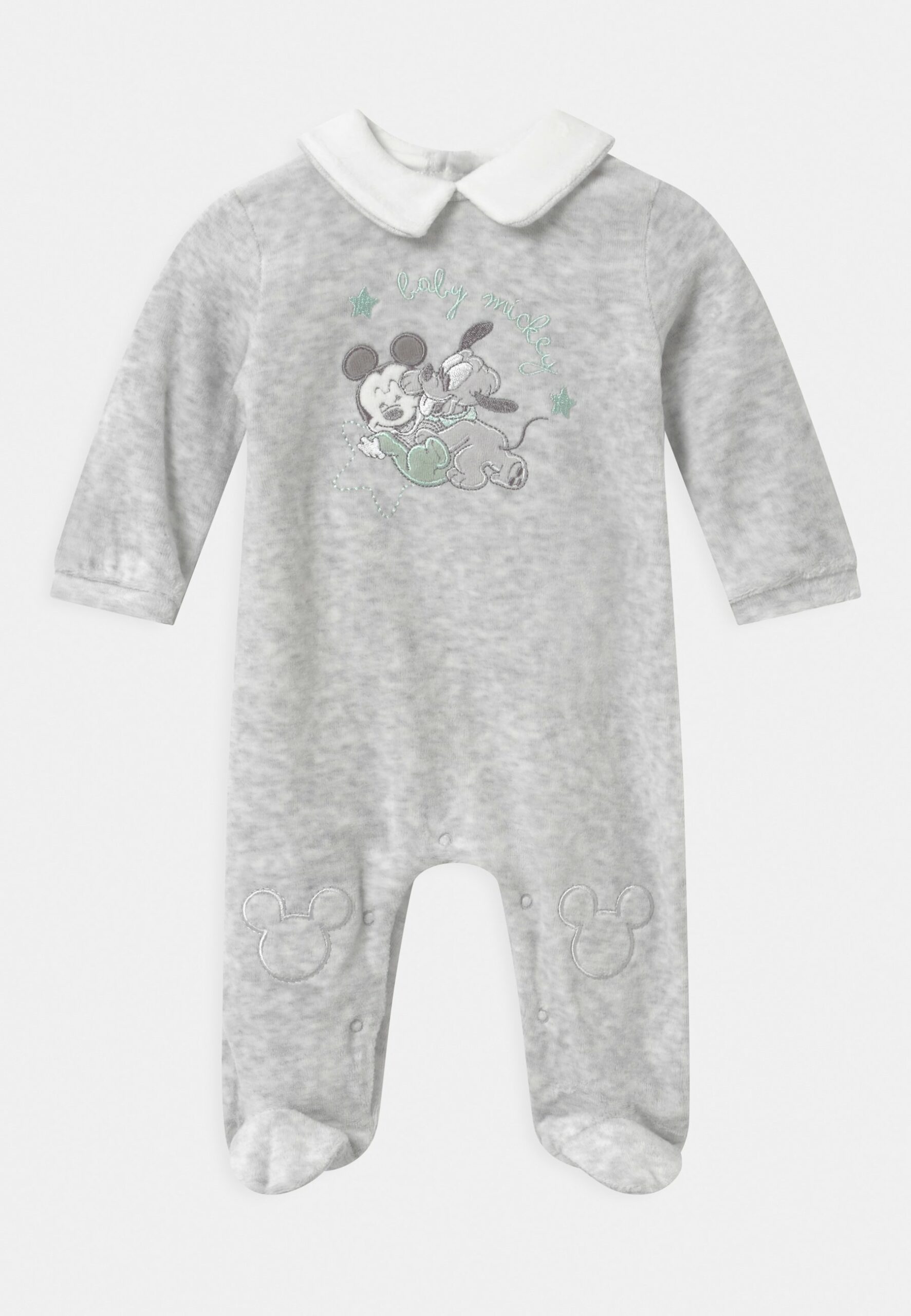 Disney szare welurowe śpioszki niemowlęce 50cm Disney-szare-welurowe-spioszki-niemowlece-50cm