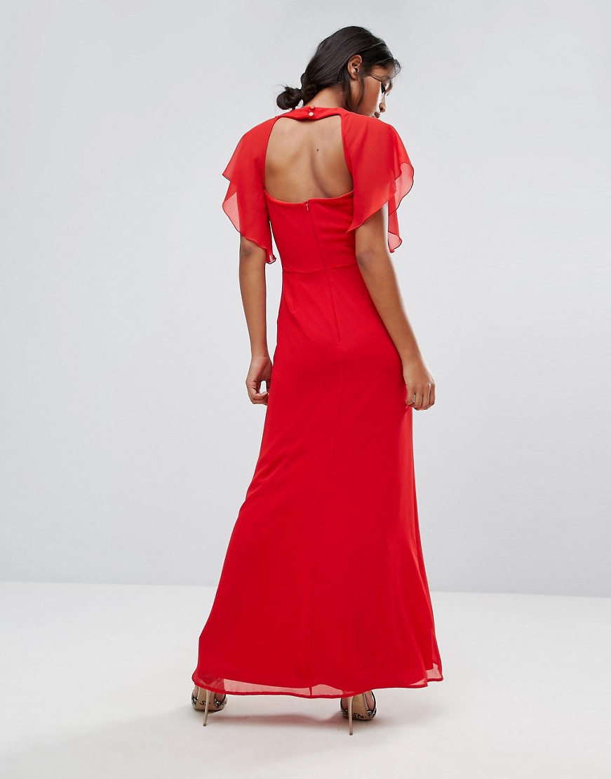 Elise-Ryan-Czerwona-Sukienka-zdobiona-maxi-S-36-2 Elise-Ryan-Czerwona-Sukienka-zdobiona-maxi-S-36