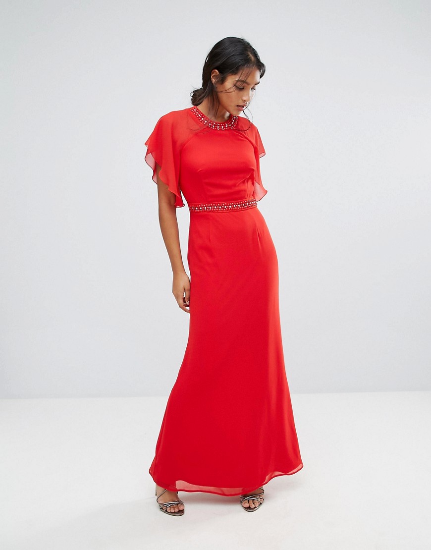 Elise-Ryan-Czerwona-Sukienka-zdobiona-maxi-S-36-4 Elise-Ryan-Czerwona-Sukienka-zdobiona-maxi-S-36