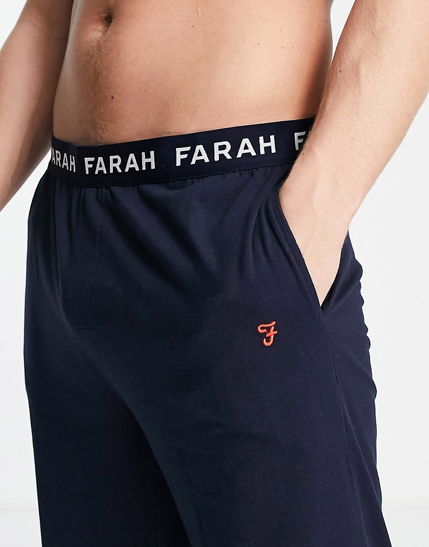Farah-Greshem-Granatowe-dzersejowe-spodnie-domowe-defekt-L-3 Farah-Greshem--Granatowe-dzersejowe-spodnie-domowe-defekt-L