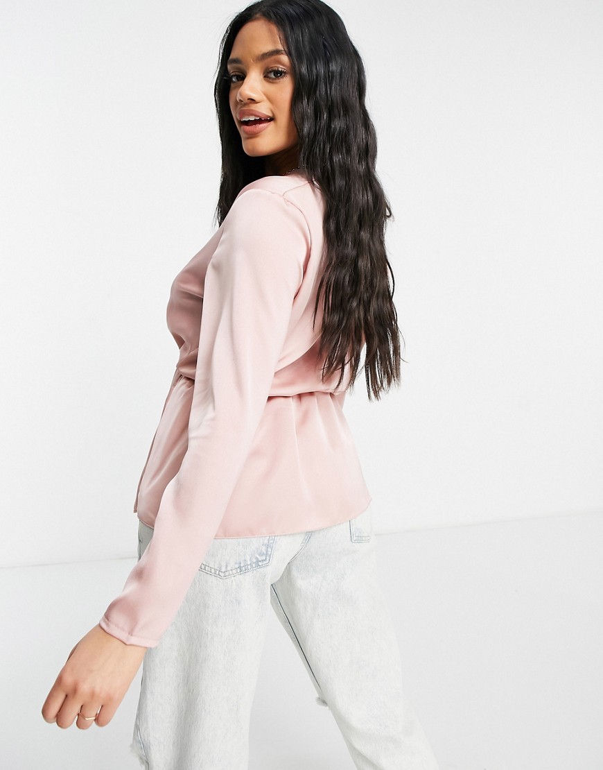 Femme-Luxe-rozowa-satynowa-kopertowa-bluzka-defekt-40-1 Femme-Luxe-rozowa-satynowa-kopertowa-bluzka-defekt-40
