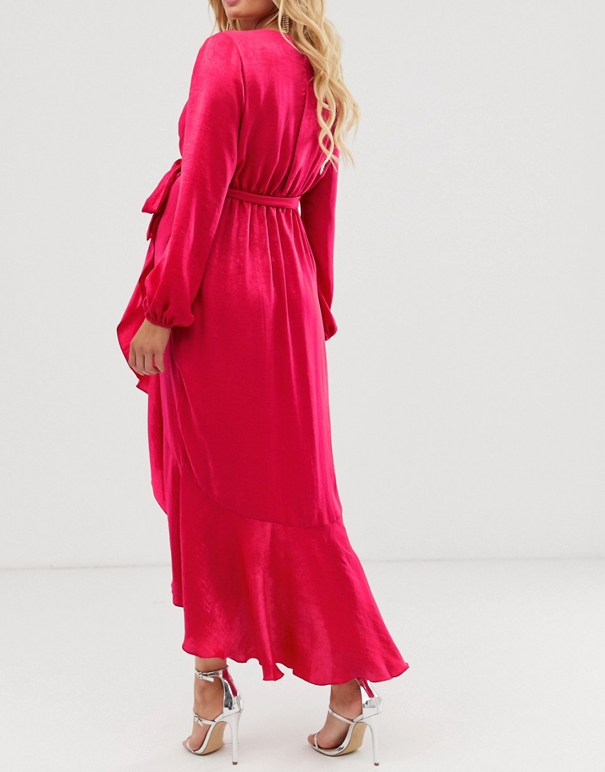 Flounce-London-Rozowa-Sukienka-ciazowa-midi-z-dlugim-rekawem-L-40-1 Flounce-London-Rozowa-Sukienka-ciazowa-midi-z-dlugim-rekawem-L-40