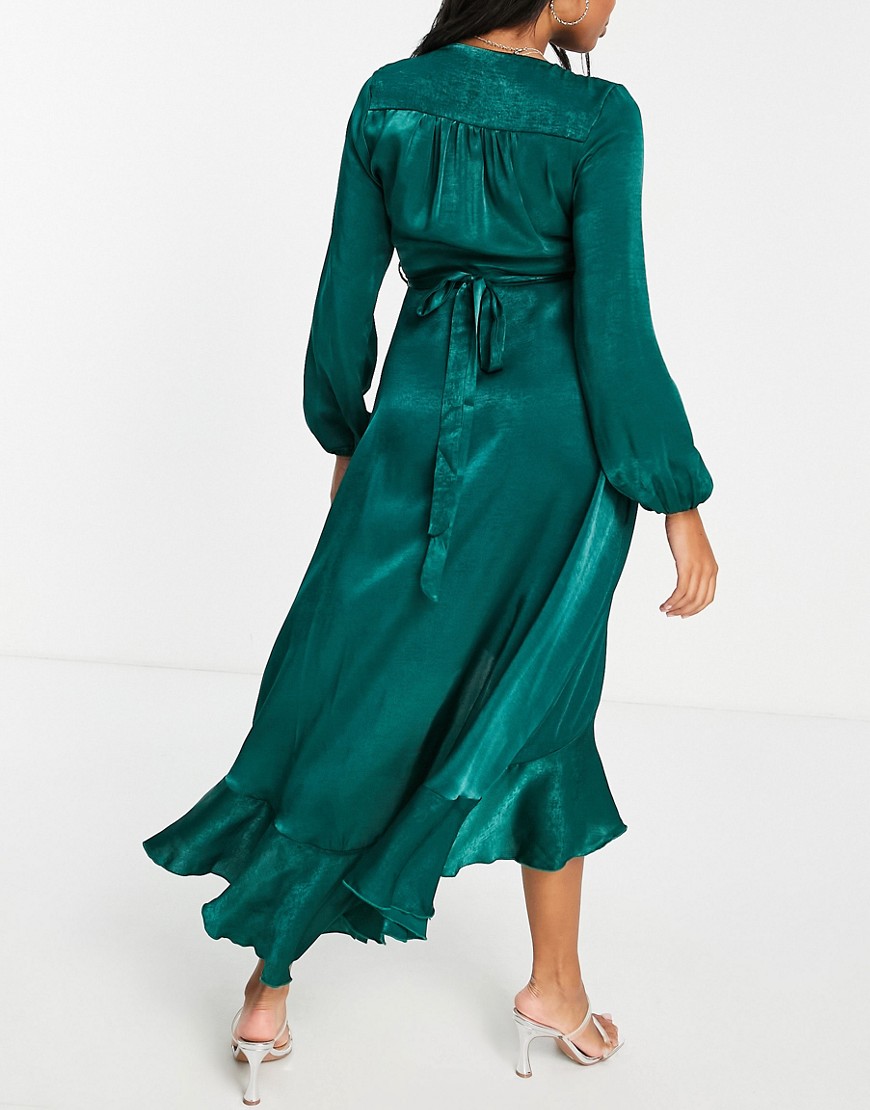 Flounce-London-zielona-ciazowa-sukienka-midi-z-falbana-XL-3 Flounce-London-zielona-ciazowa-sukienka-midi-z-falbana-XL