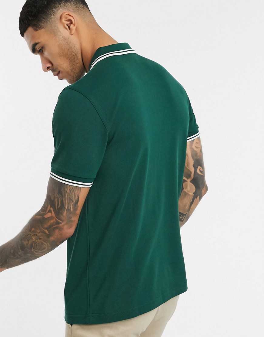 Fred-Perry-zielona-koszulka-polo-z-podwojna-lamowka-M-1 Fred-Perry-zielona-koszulka-polo-z-podwojna-lamowka-M