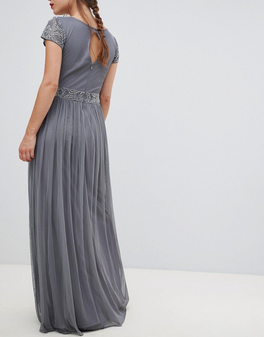 Frock-Frill-Szary-krzemien-Sukienka-maxi-zdobiona-L-40-1 Frock-Frill-Szary-krzemien-Sukienka-maxi-zdobiona-L-40