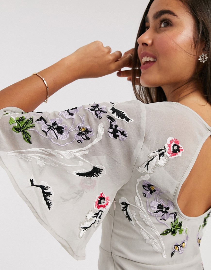 Frock-Frill-szara-szyfonowa-sukienka-mini-haftowana-kwiatowy-wzor-40-2 Frock--Frill-szara-szyfonowa-sukienka-mini-haftowana-kwiatowy-wzor-40